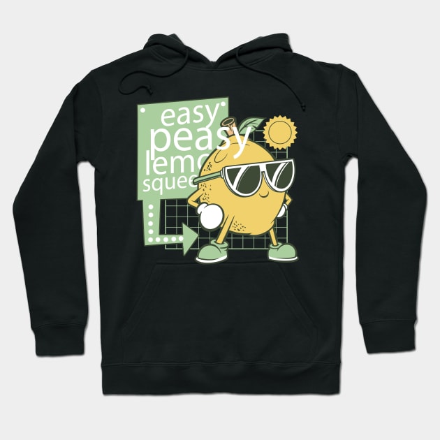 Lemon Cool: Easy Peasy Style with a Citrus Twist! Hoodie by Life2LiveDesign